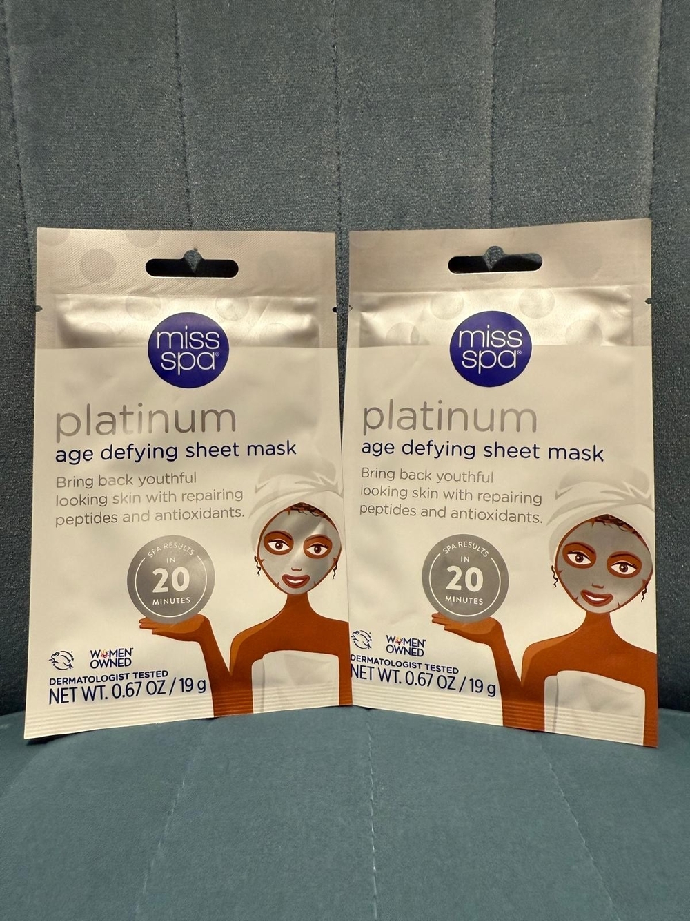 Miss Spa Platinum Age Defying Sheet Mask – Cream